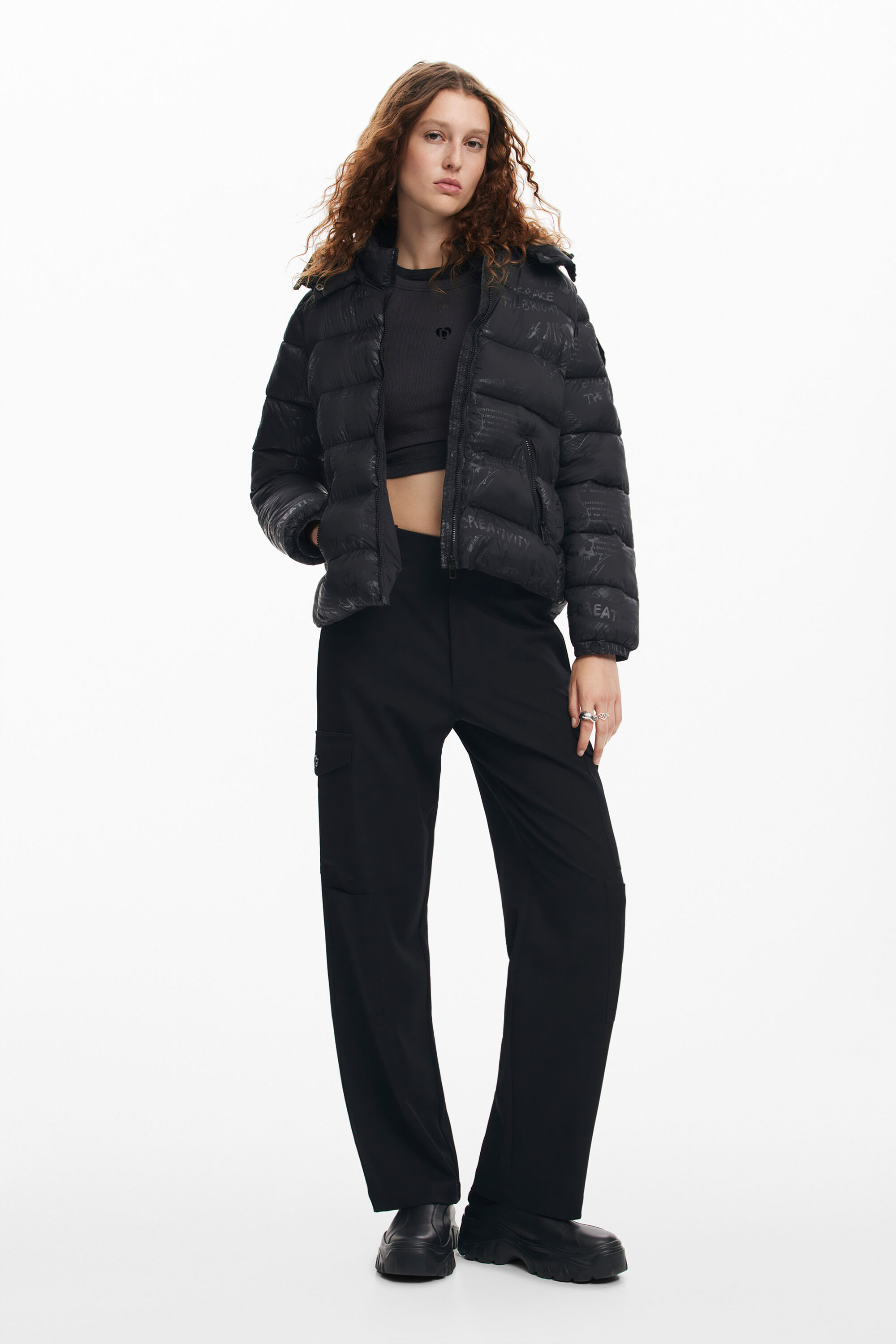 Ladies Designer Padded and Quilted Jackets and Coats Desigual