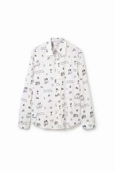 Camisa voile brodats | Desigual