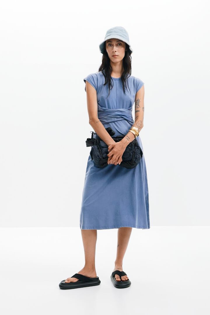 Ruched midi dress | Desigual