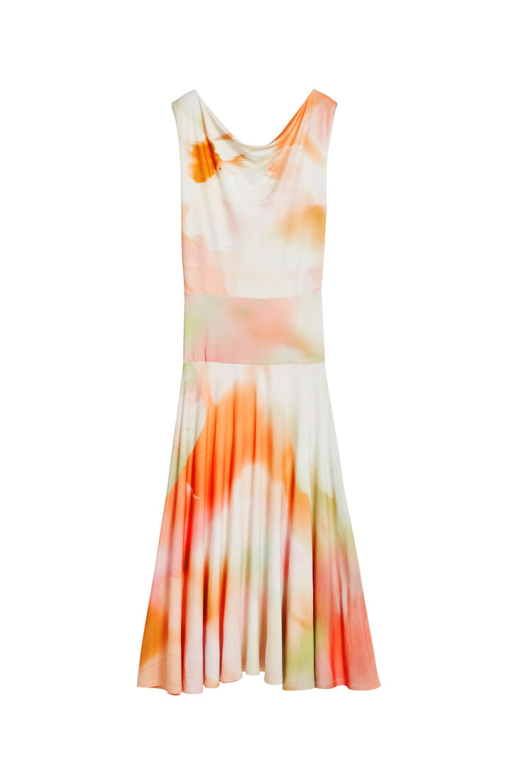 Asymmetric long dress | Desigual