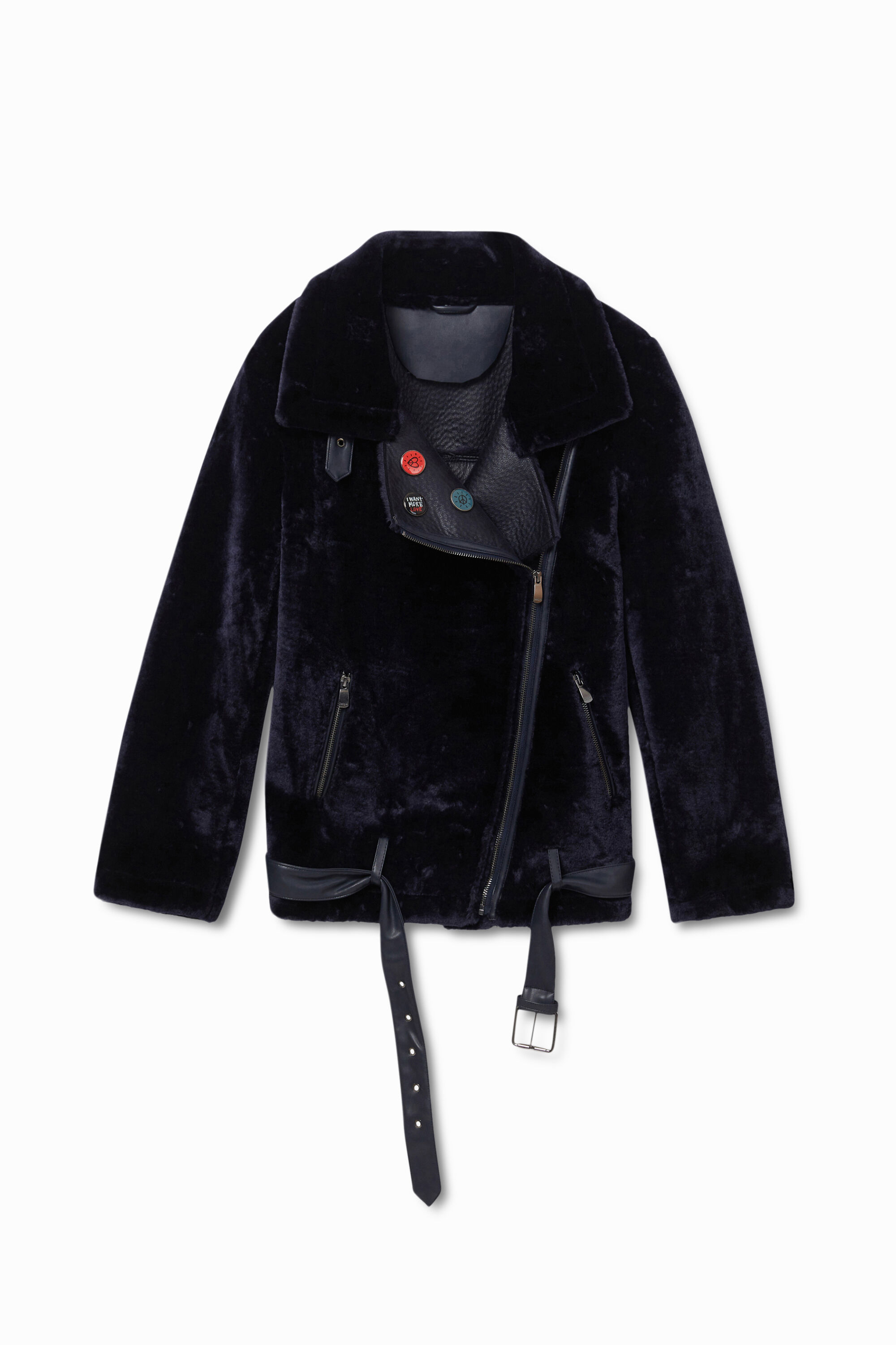 Veste velours pin's - BLUE - 36