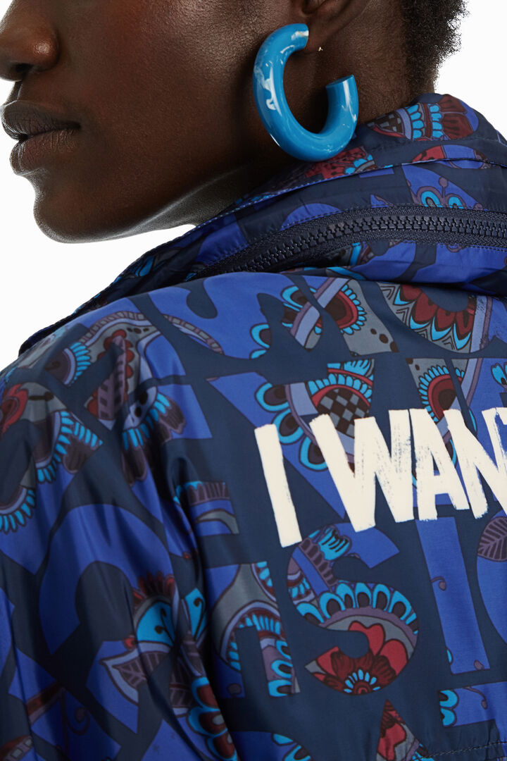 Lightweight logomania jacket | Desigual