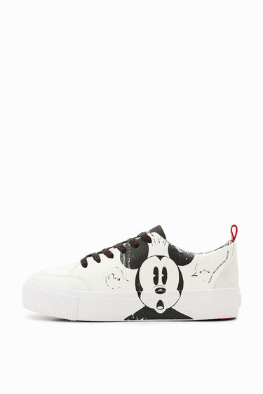 Women's Disney's Mouse craquelure sneakers I Desigual.com