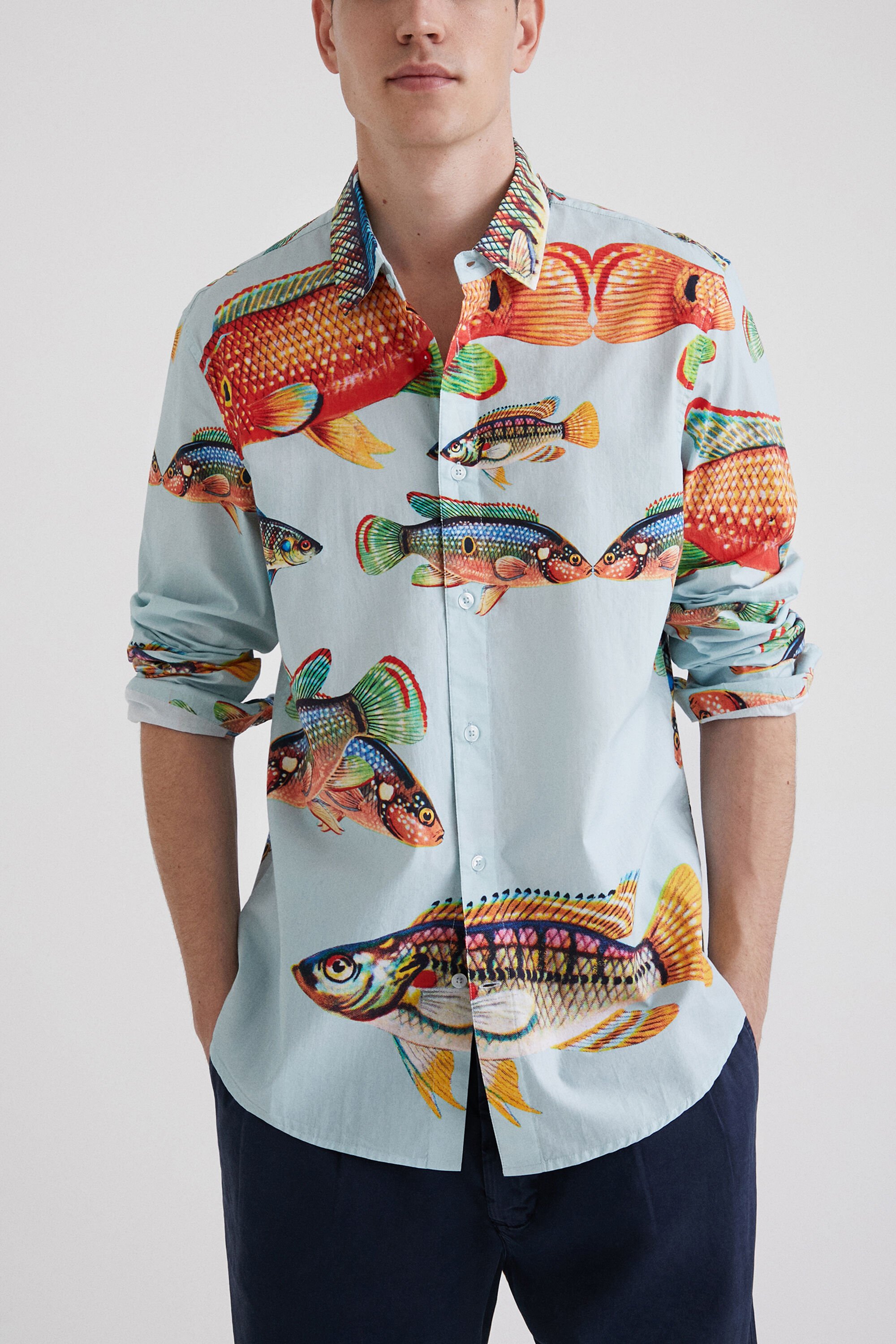 camiseta hombre desigual