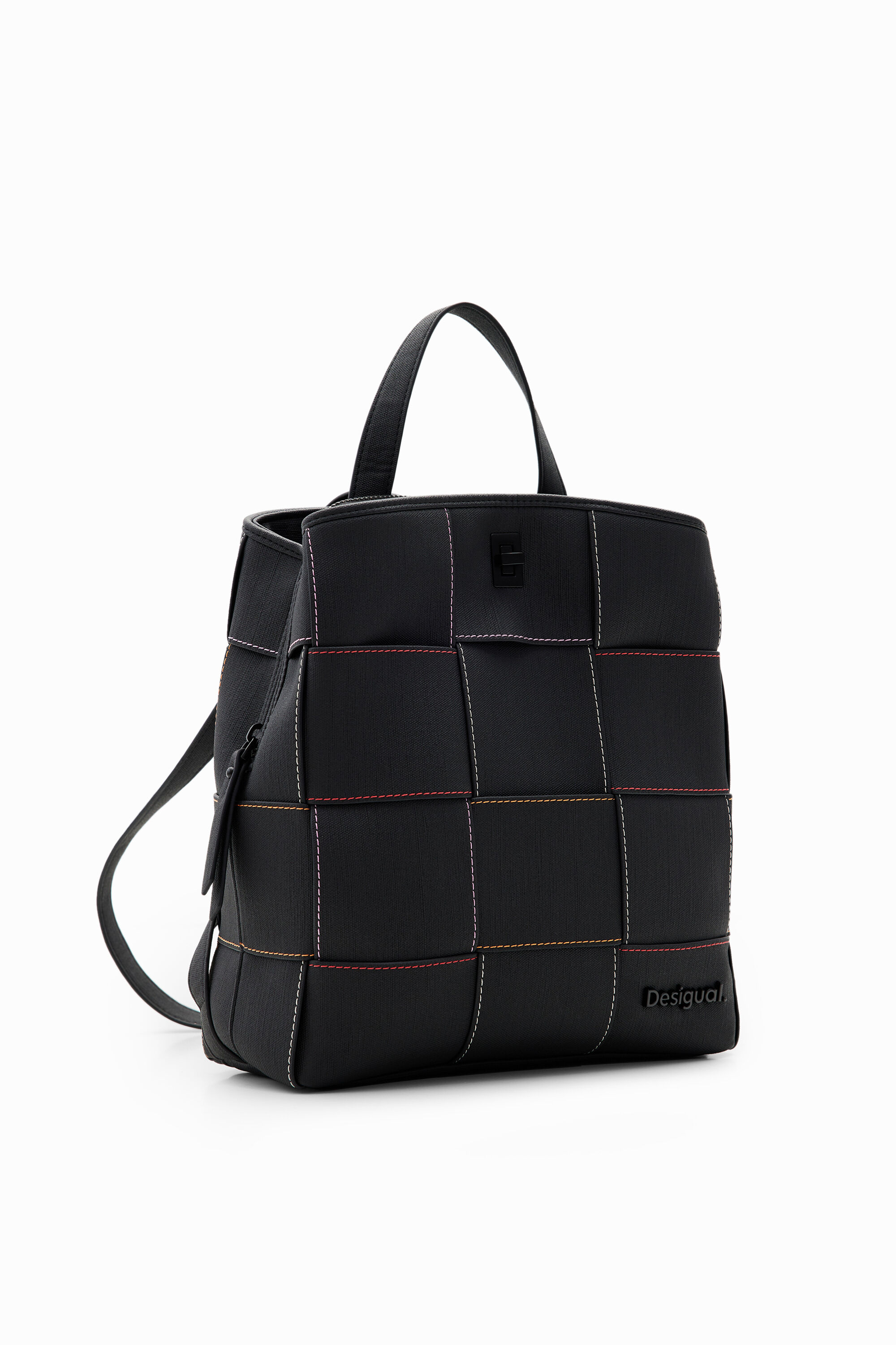 Desigual S woven stitching backpack