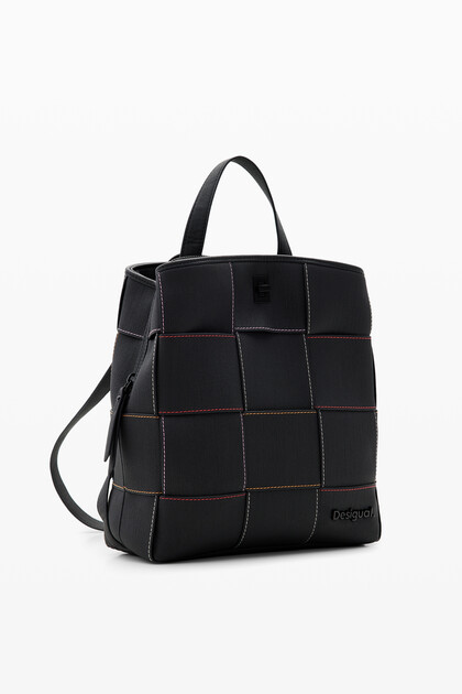 S woven stitching backpack
