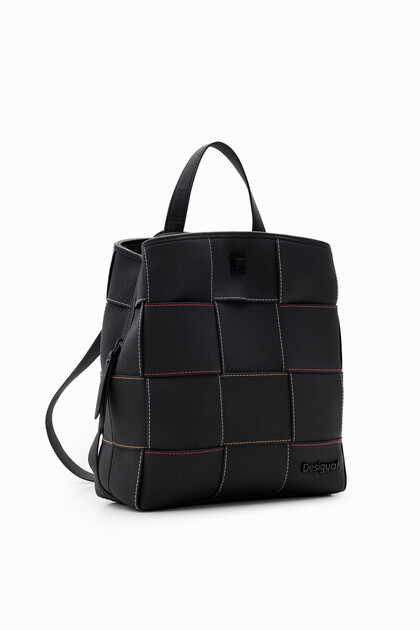 S woven stitching backpack