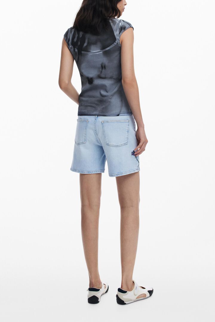 Short-sleeve gradient T-shirt