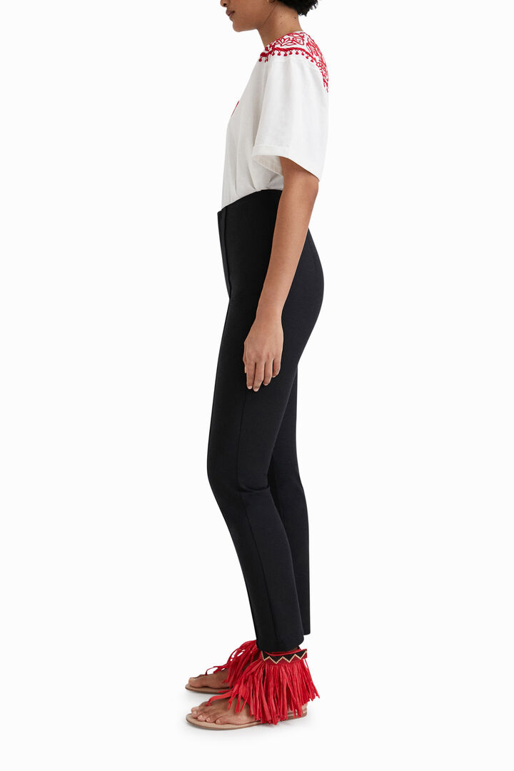Stella Jean printed slim trousers | Desigual
