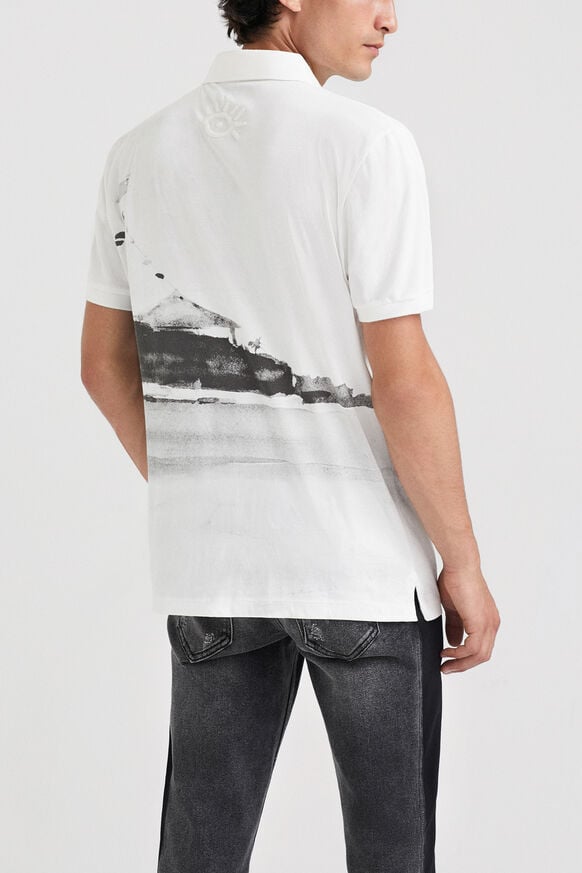 Cotton arty polo shirt | Desigual