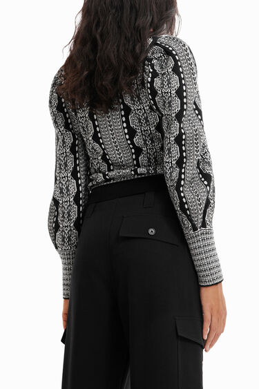 Pullover mit Puffärmeln | Desigual