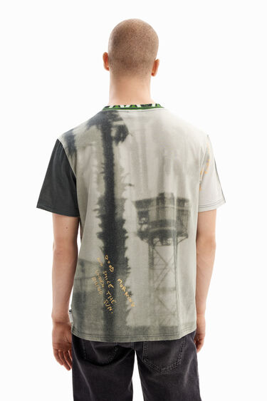 T-shirt photo palmiers | Desigual