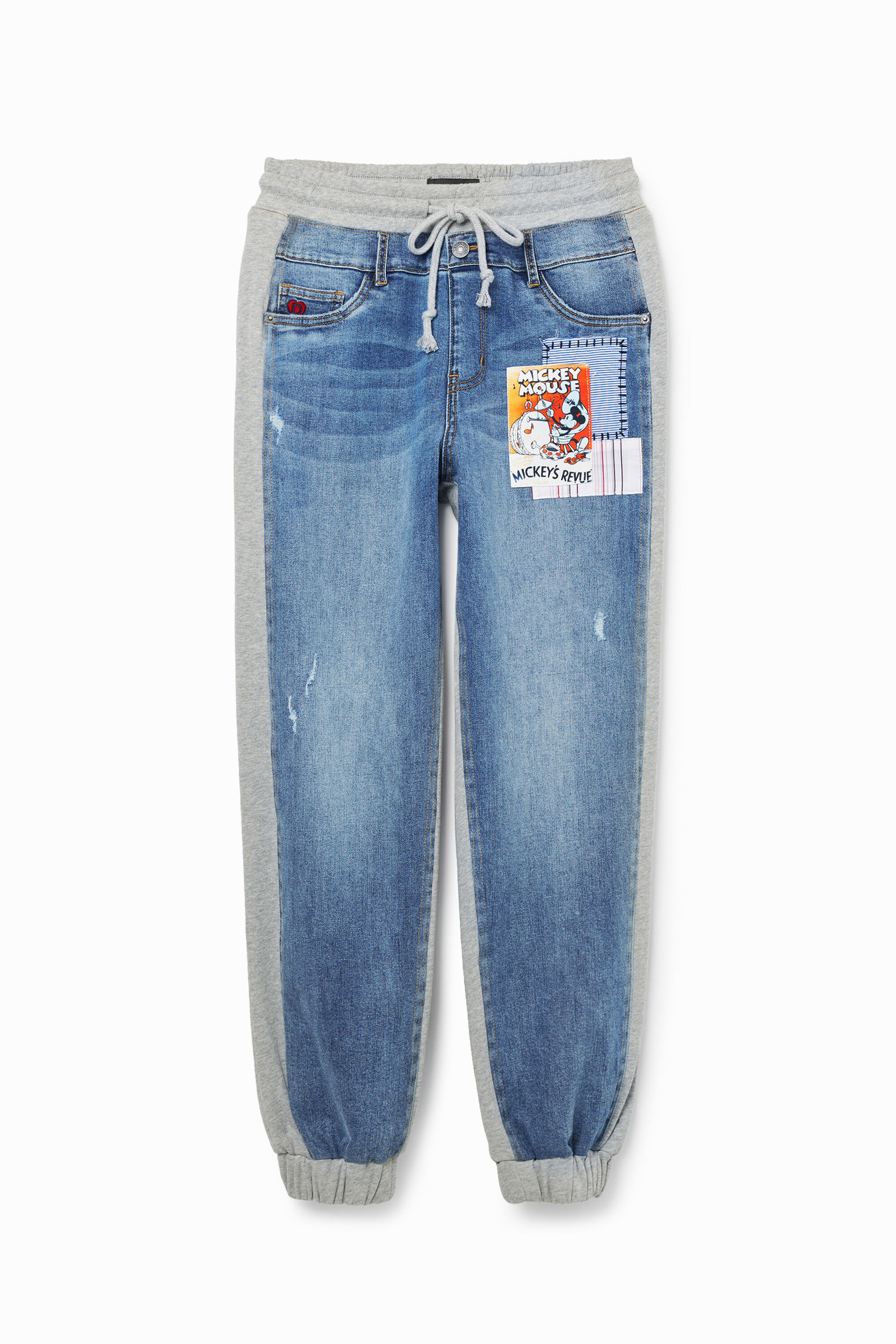 Mickey mouse denim hotsell jogger pants for juniors