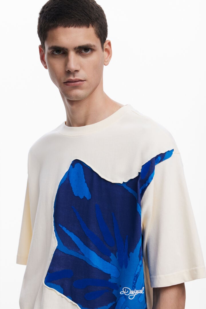 Short-sleeve floral T-shirt | Desigual