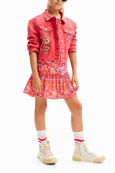 Chaqueta vaquera trucker patch | Desigual