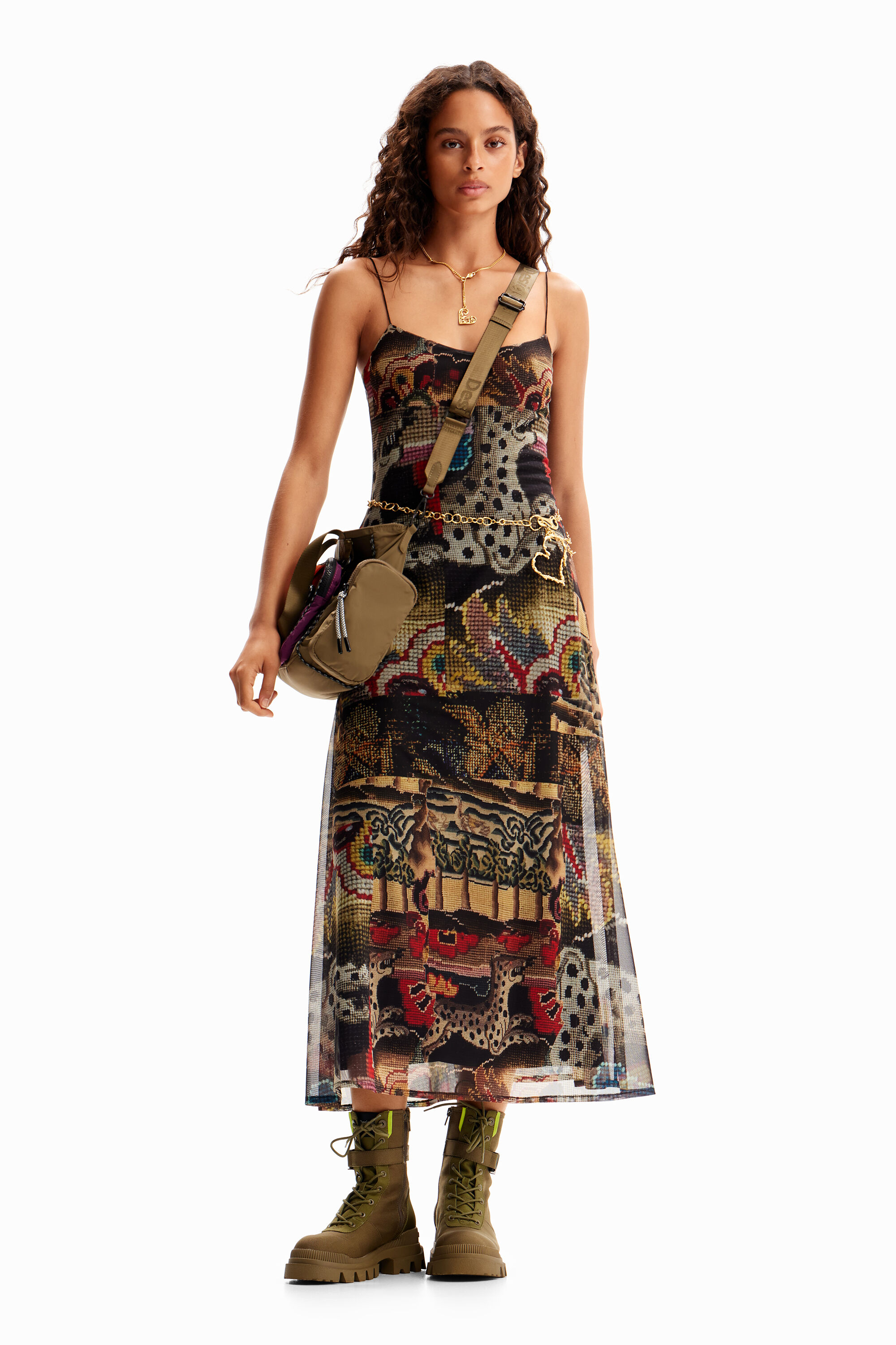 Desigual M. Christian Lacroix tapestry midi dress