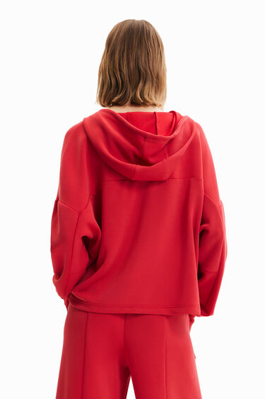 Oversize soft-touch hoodie | Desigual