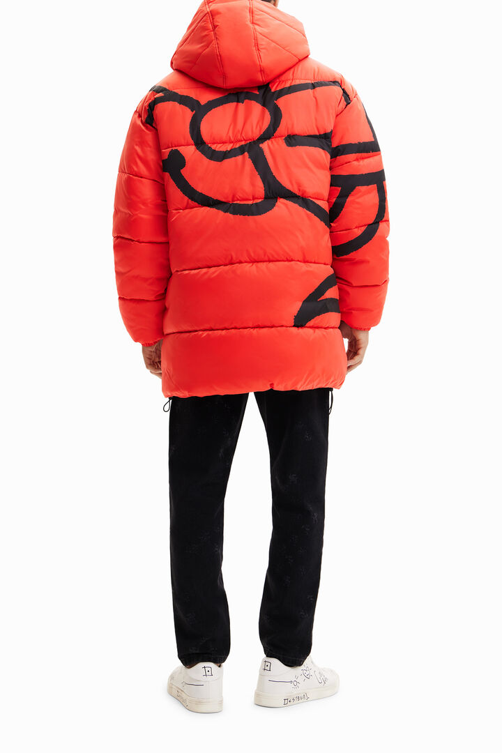 Long puffer coat | Desigual