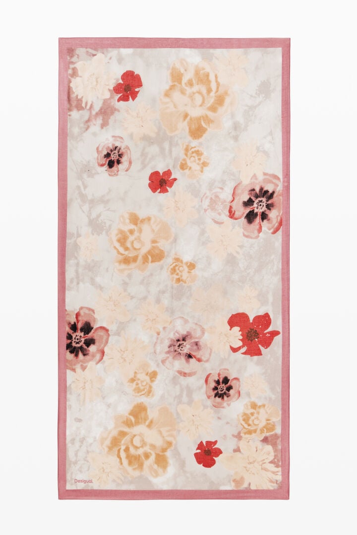 Foulard estampado flores