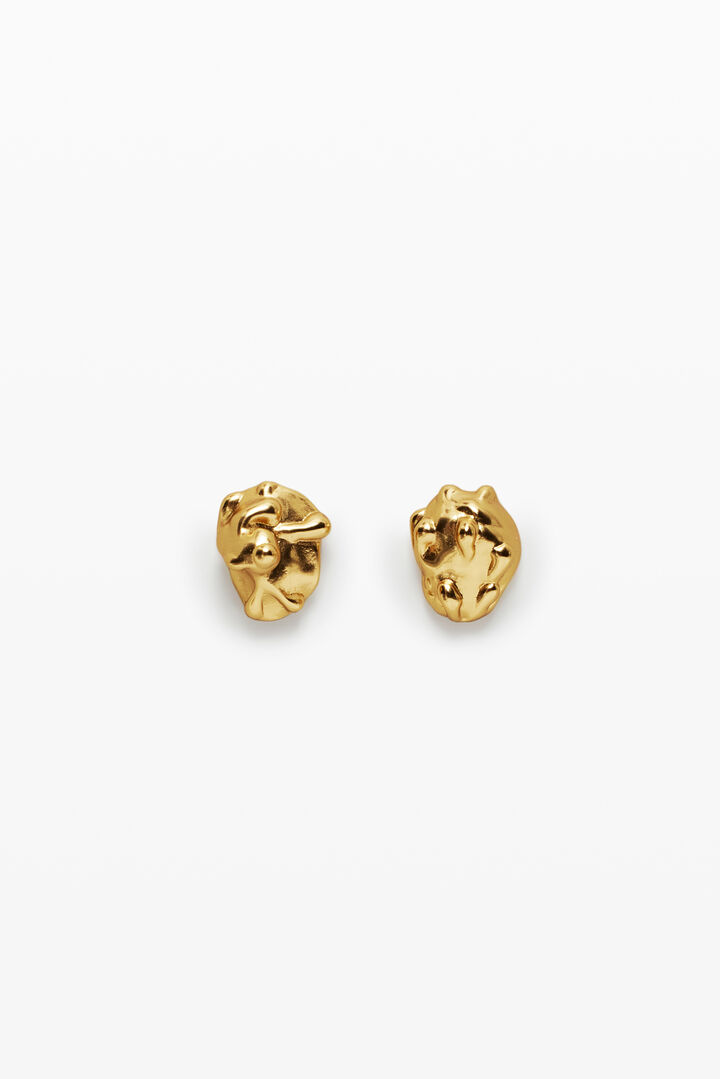 Irregular gold-plated Zalio earrings | Desigual