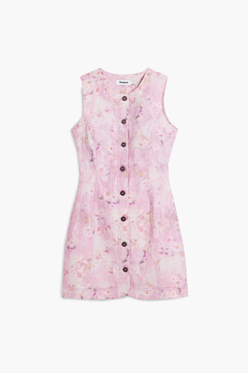 Kratka obleka z gumbi | Desigual