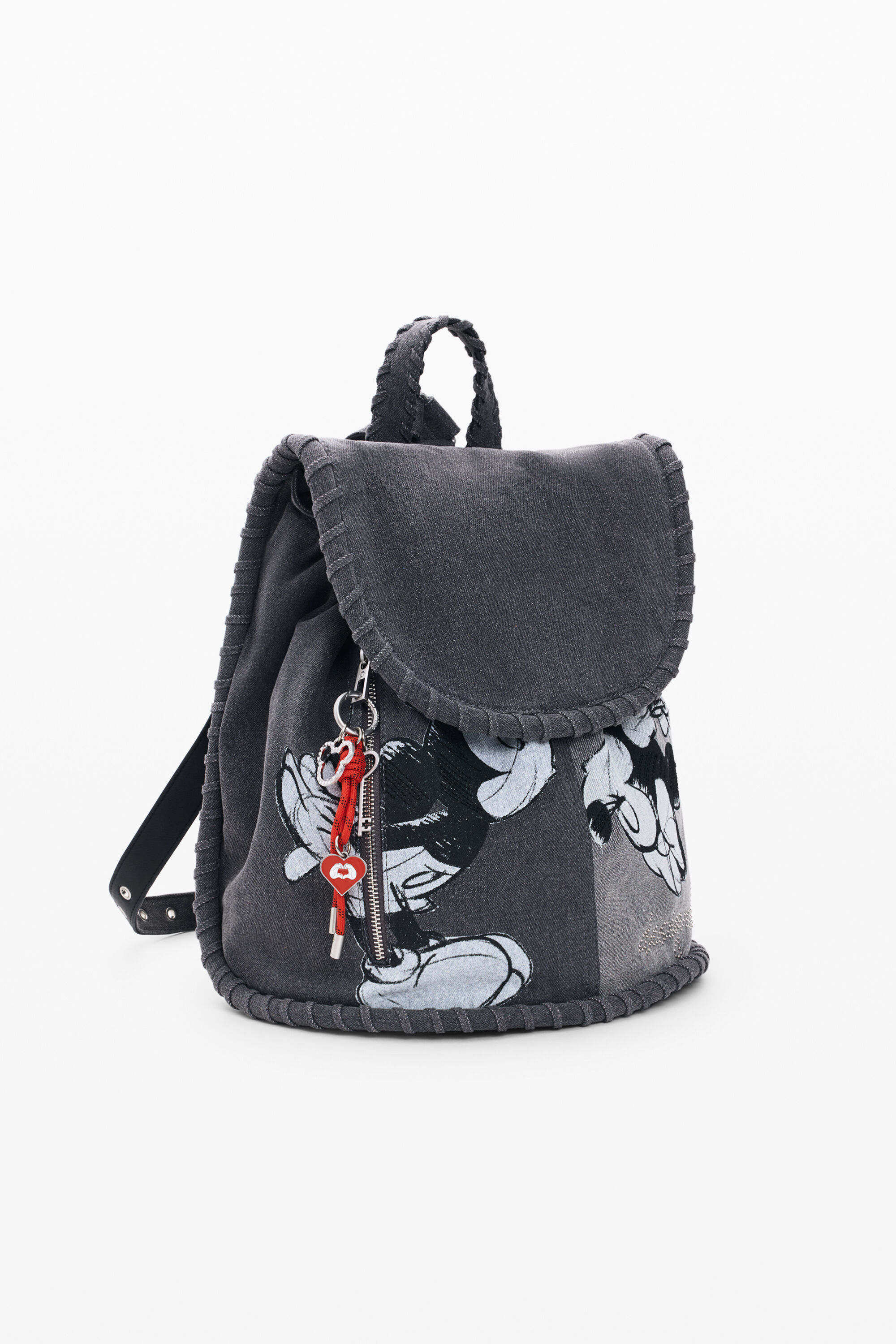 Medium denim backpack Mickey Mouse™ gray women's accessories I