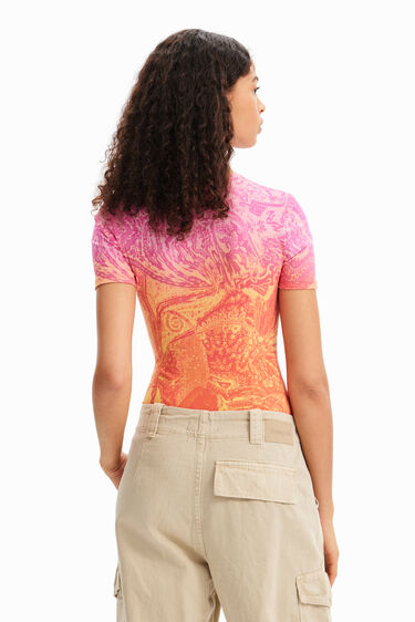 Body tissu côtelé découpe M. Christian Lacroix | Desigual