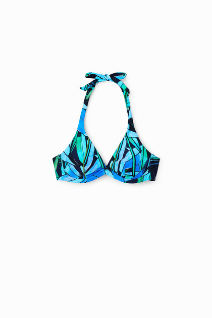 Tropical bikini top