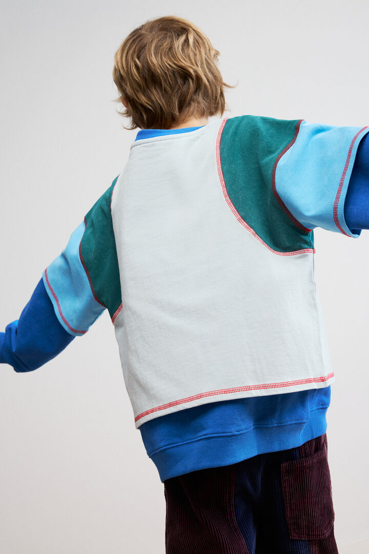 Sportliches Kombi-Sweatshirt