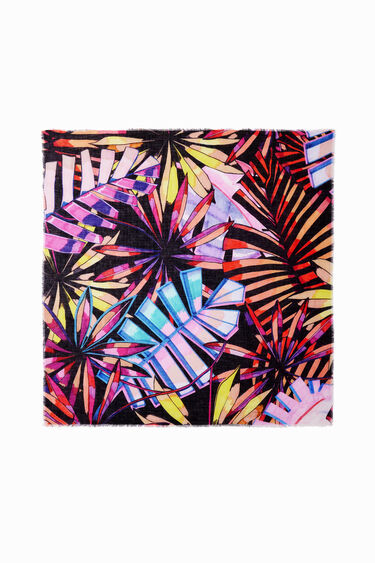 Tropical square scarf | Desigual