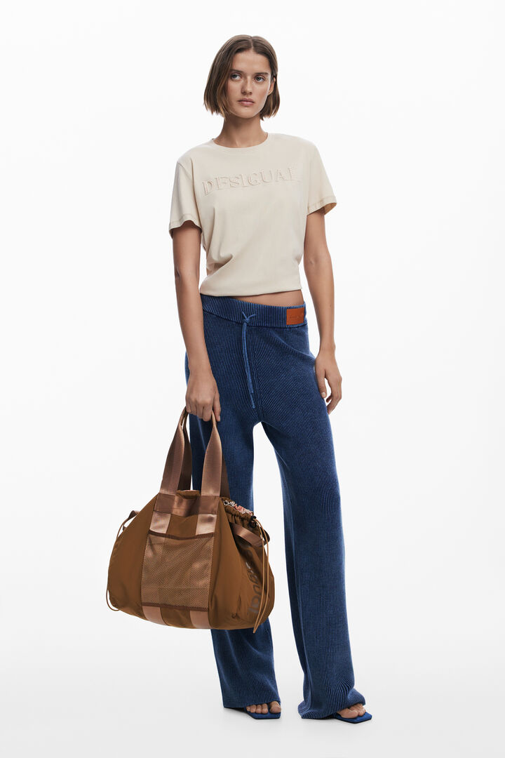 Medium reversible nylon bag | Desigual