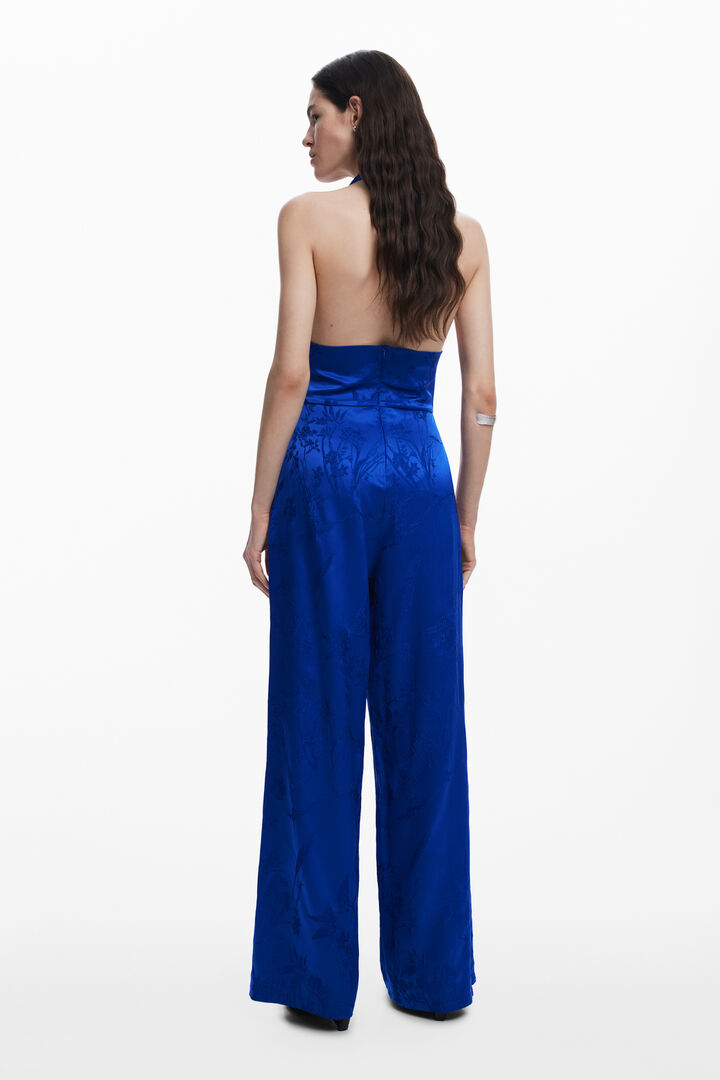 Asymmetric Wide Leg Fluid Jumpsuit | Desigual