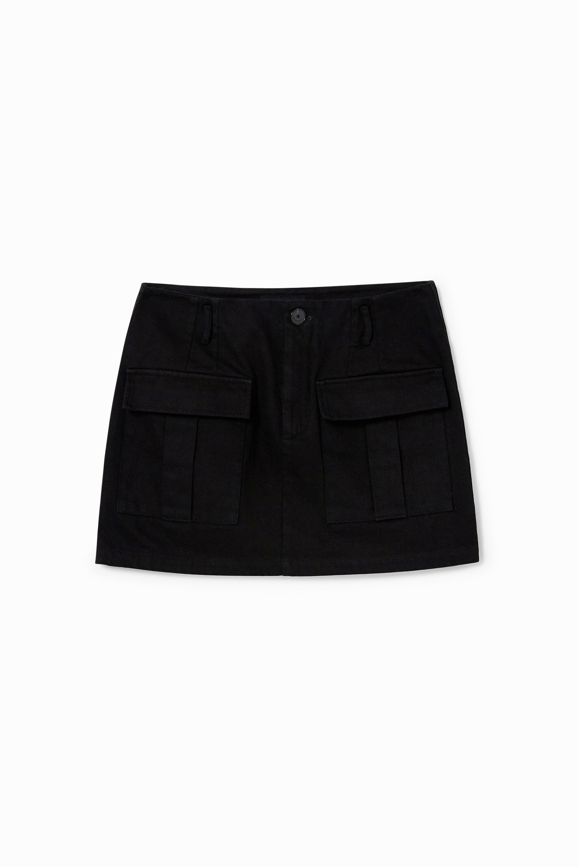 Slim short skirt - BLACK - L