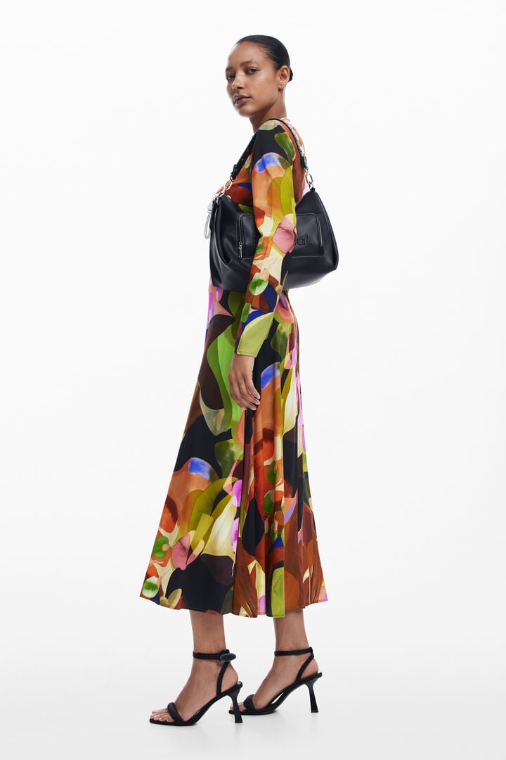 Printed midi dress M. Christian Lacroix | Desigual