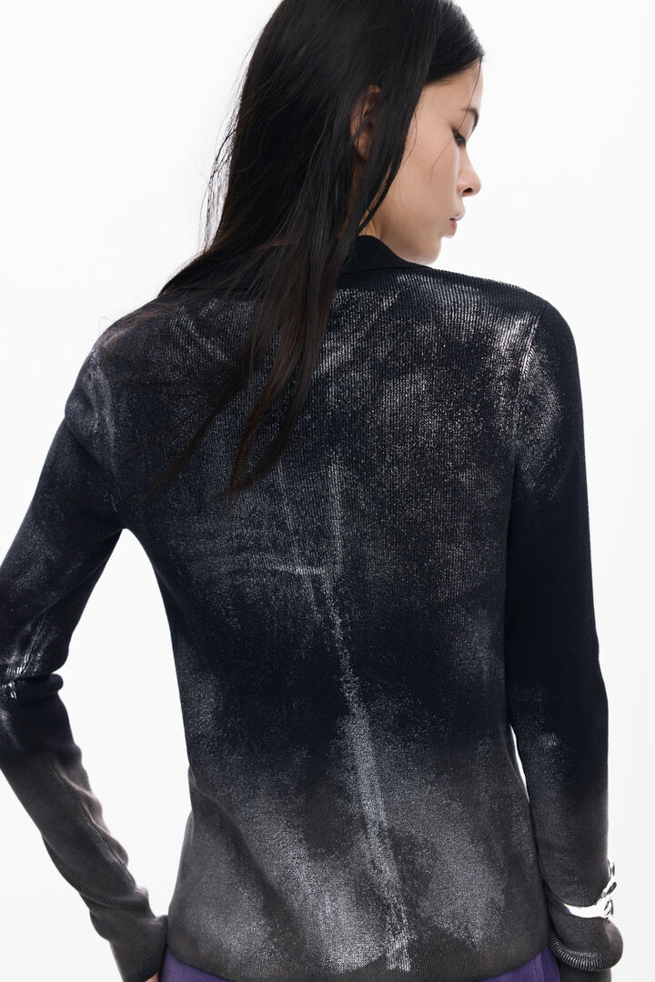 Buttoned knit T-shirt | Desigual