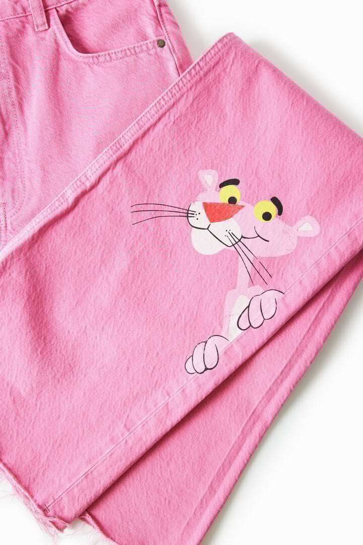 Wide-leg Pink Panther jeans | Desigual