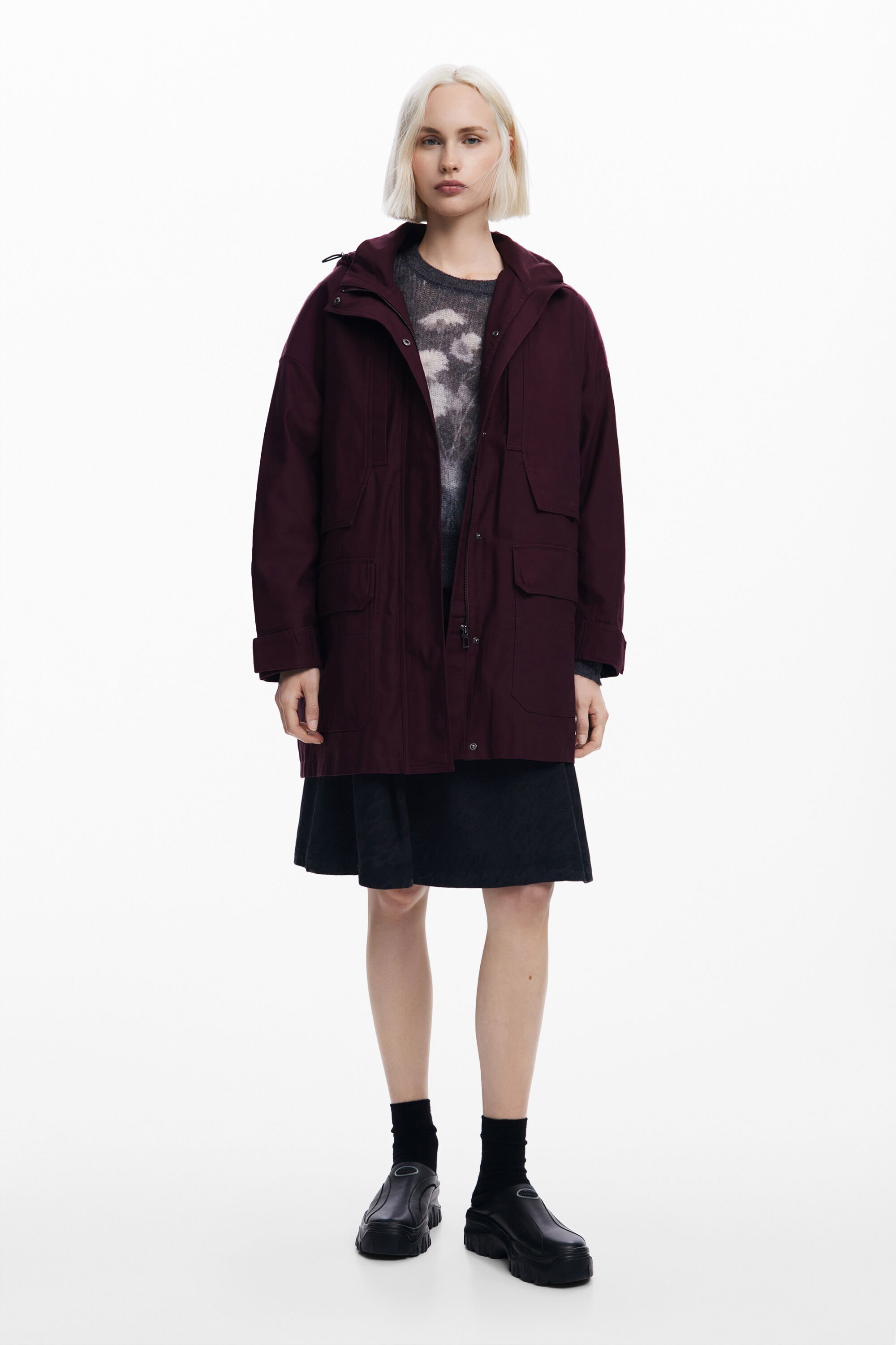 Desigual parka femme cheap