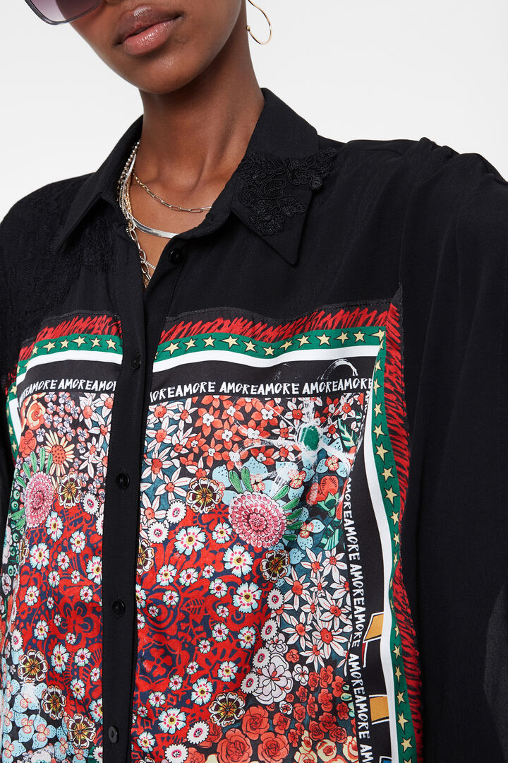 Amore flowers shirt | Desigual