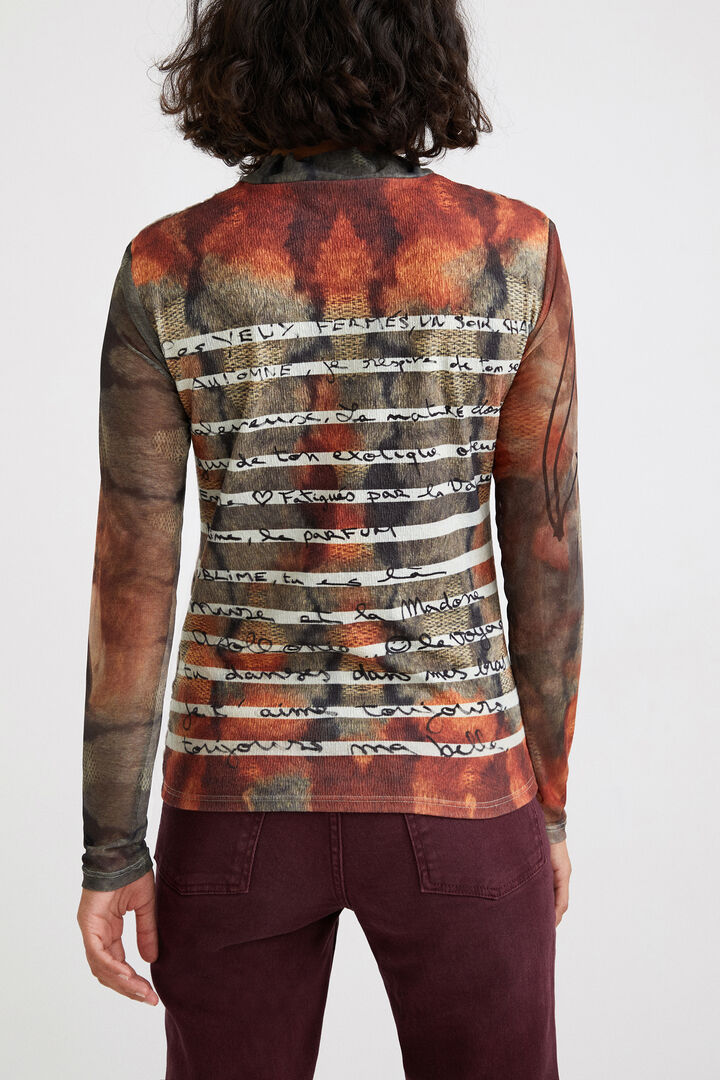 Arty slim T-shirt tulle | Desigual