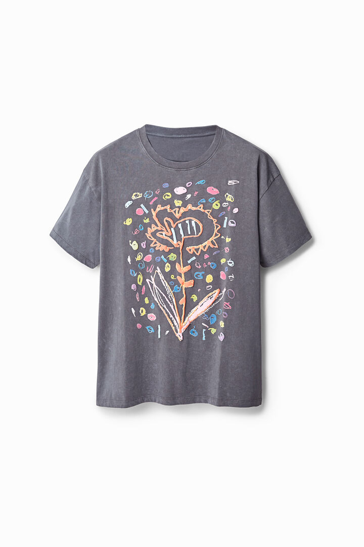 Oversize flower T-shirt