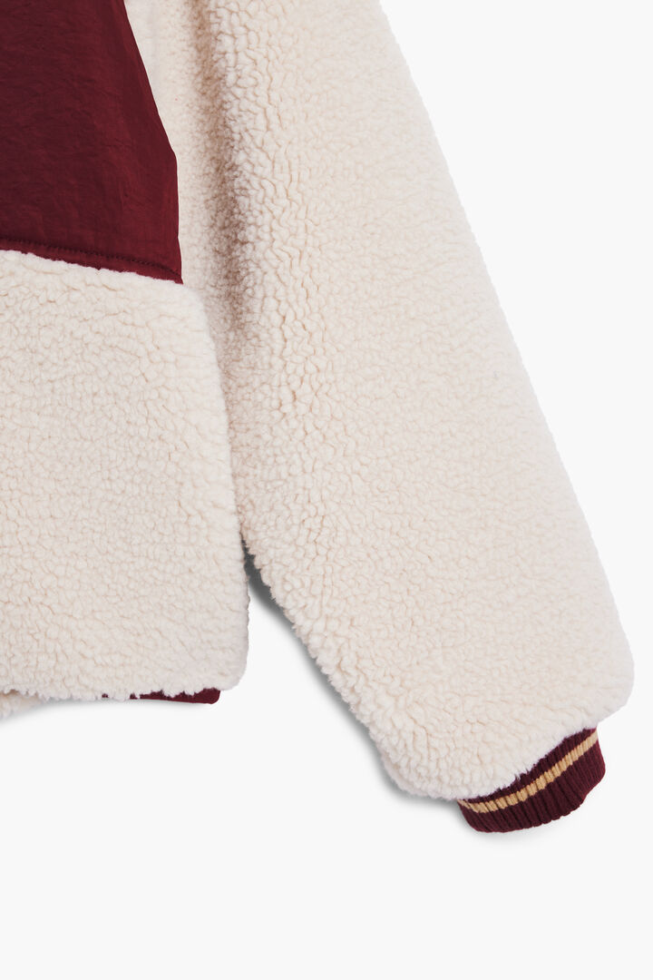 Sherpa jacket with hood | Desigual