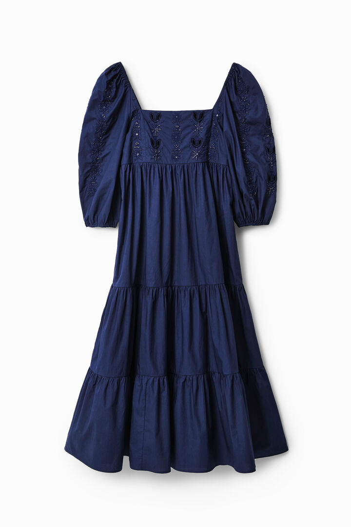 Vyšívané mid šaty | Desigual