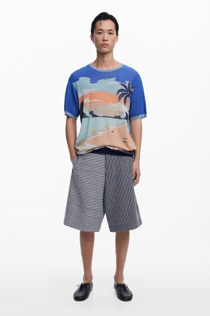 Beach knit T-shirt | Desigual