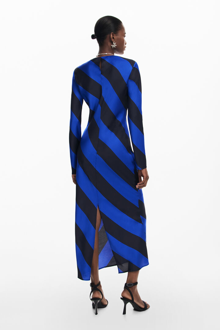 Striped midi dress | Desigual