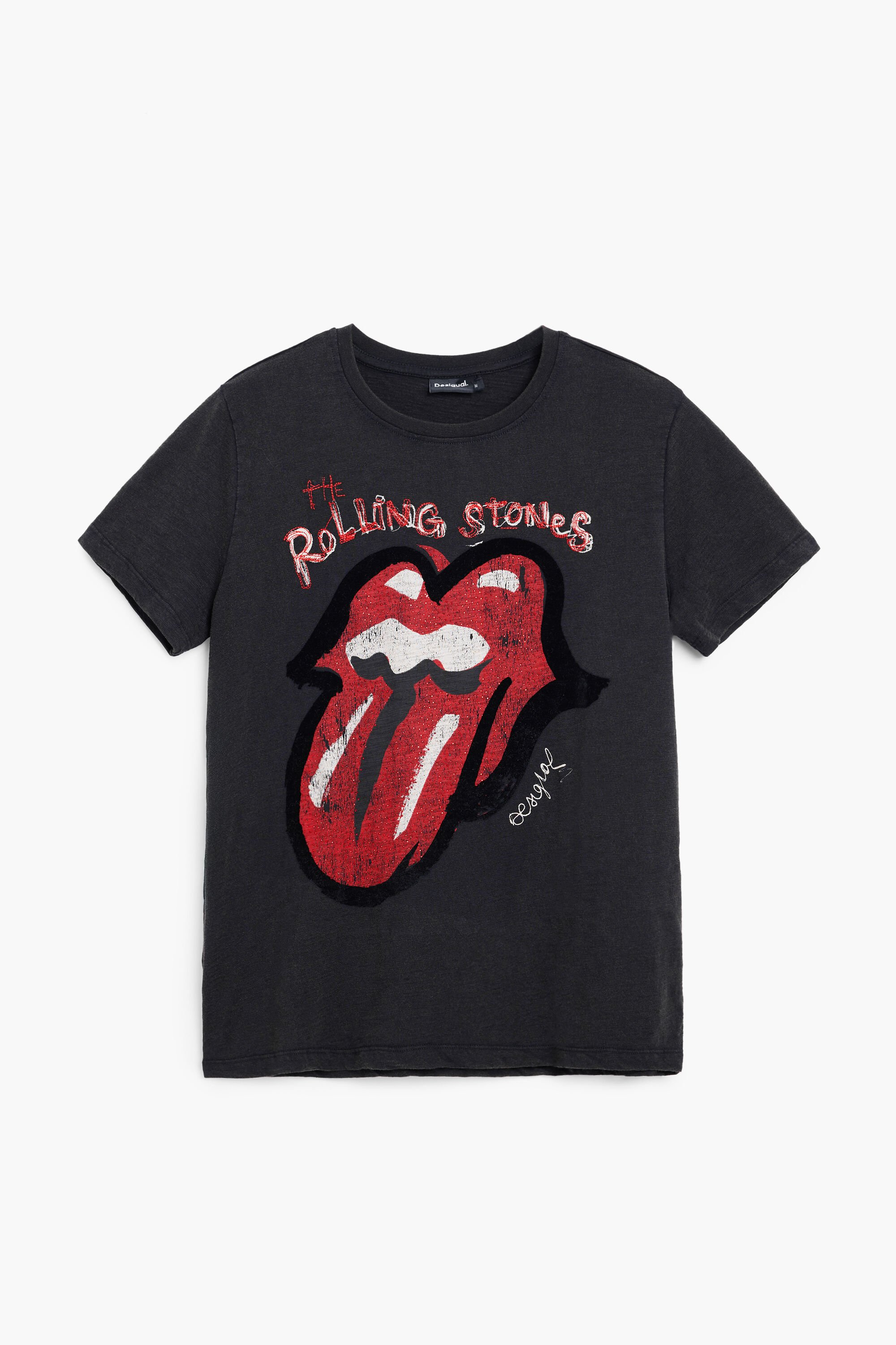 Rolling Stones short-sleeve T-shirt for women I Desigual.com