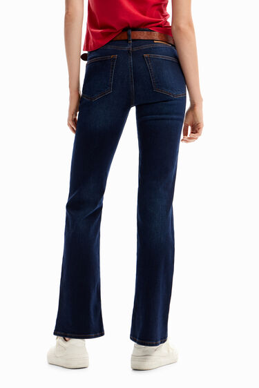 Buy Desigual Ripped Flare Jeans in Denim Medium Wash 2024 Online