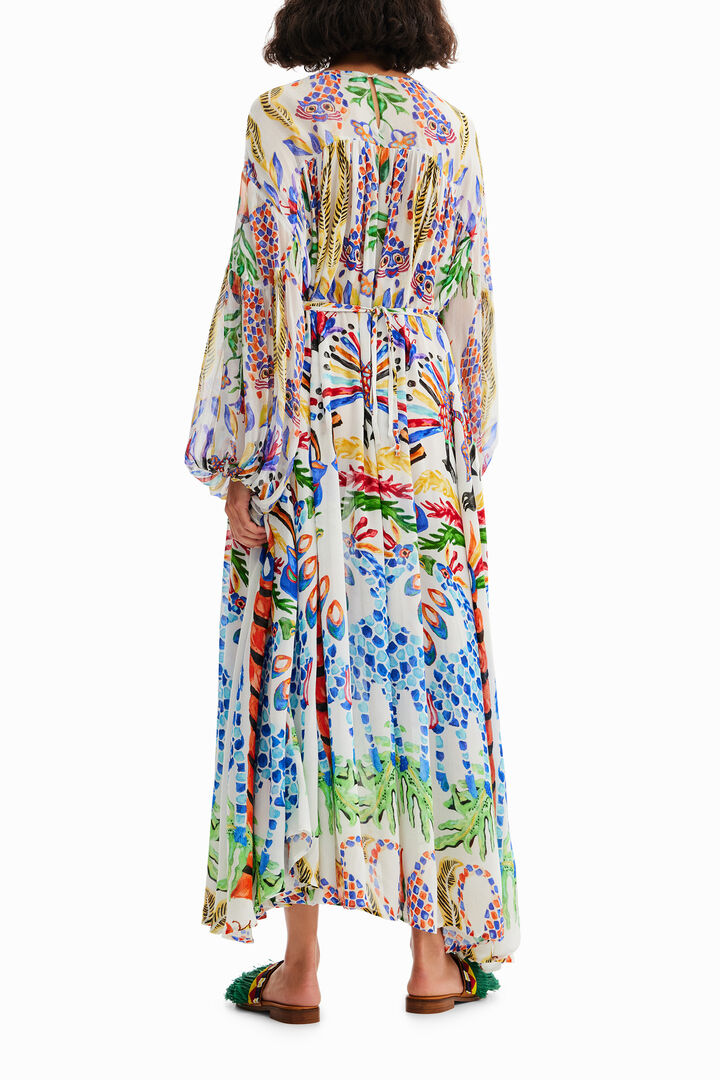 Stella Jean maxi tunic dress | Desigual