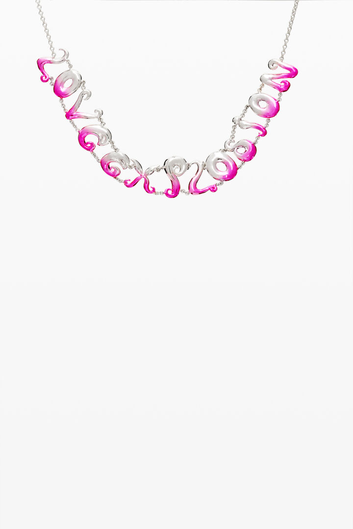 PENDANT PINK LETTERS ZALIO | Desigual