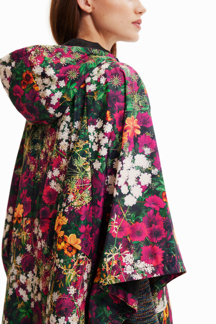 Mini floral raincoat | Desigual