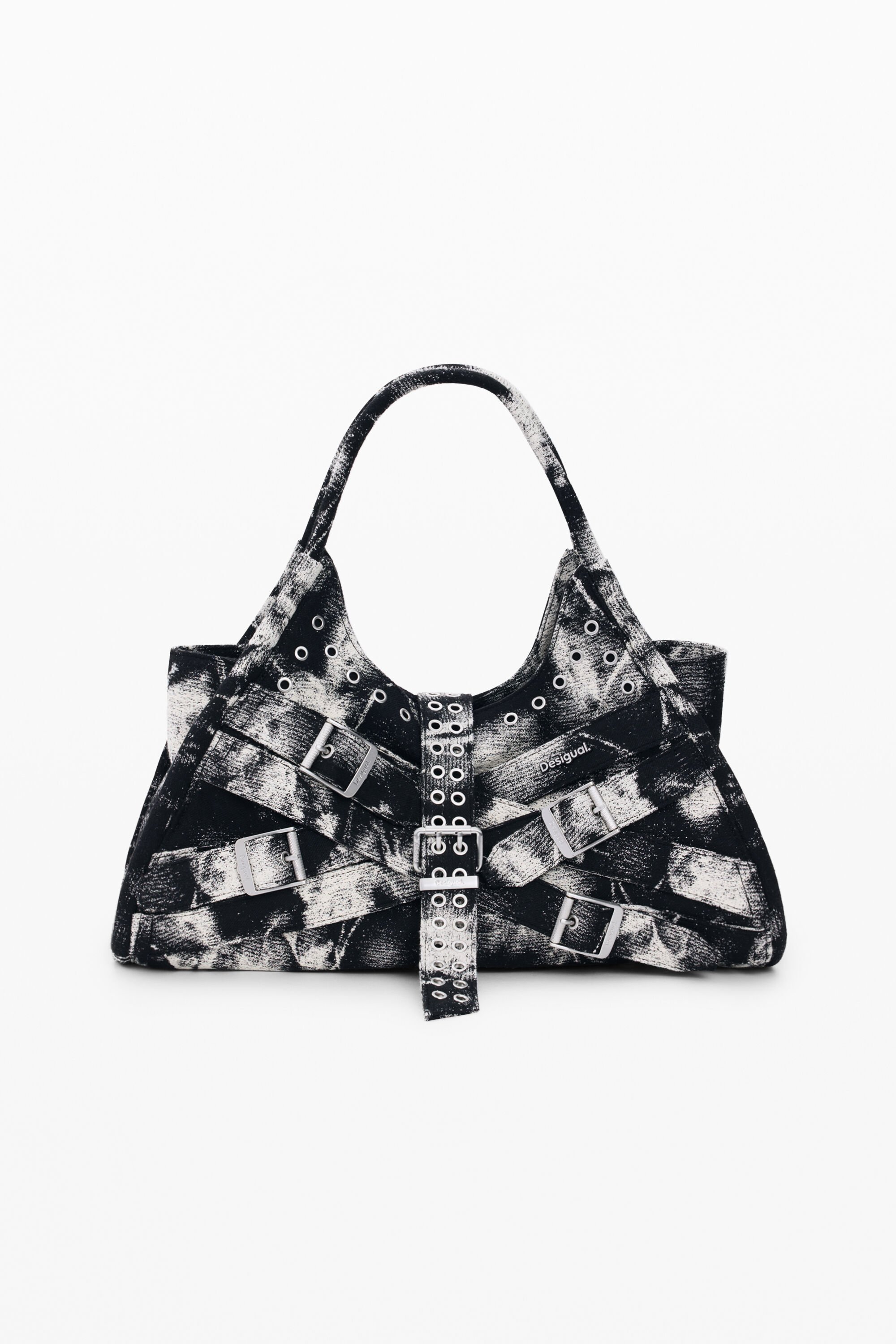 Desigual, Große Tasche mit Schnallen, Damen, U